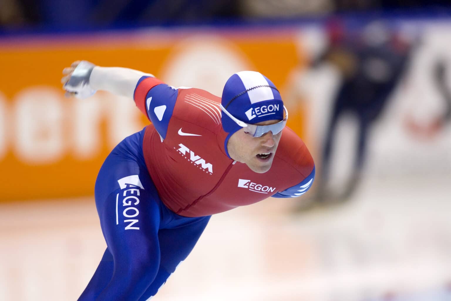 09-02-2007 Heerenveen, W.K. schaatsen allround dames en heren   DVD 157
5000 mtr heren - Carl Verheijen                                                                                                                                    Foto en copyright: Leo Vogelzang bv