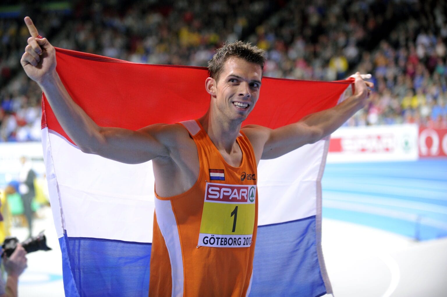 03-03-2013 ATLETIEK: EUROPEAN ATHLETICS INDOOR CHAMPIONSHIPS: GOTHENBURG
De Europese titel is voor Eelco SintnicolaasFoto: Soenar Chamid