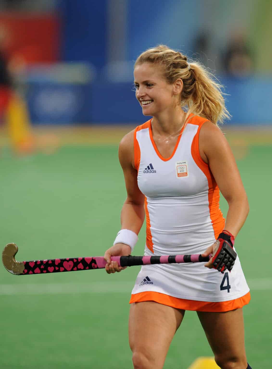 18-08-2008 OLYMPISCHE SPELEN : HOCKEY DAMES : NEDERLAND - SPANJE : BEIJING
Fatima Moreira de Melo.
Foto : Ben Haeck
