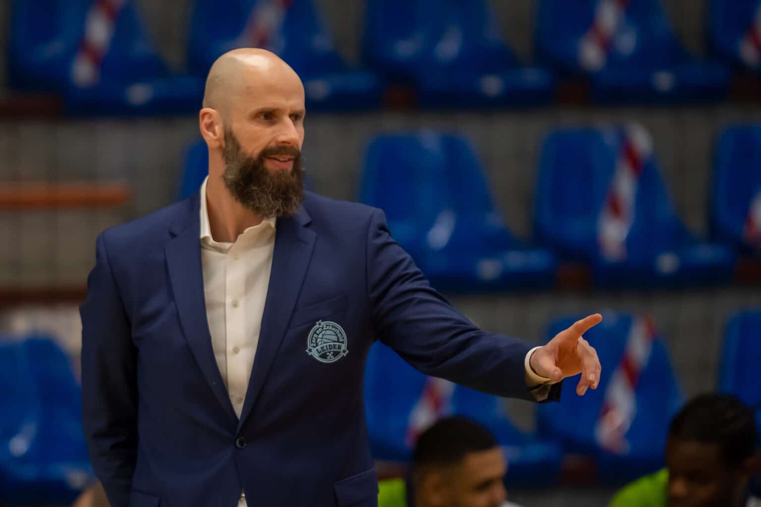 16-01-2021: Basketbal: ZZ Leiden v Donar: Leiden
Dutch Basketball League, Elite, Seizoen 2021
L/R Geert Hammink Coach of ZZ Leiden