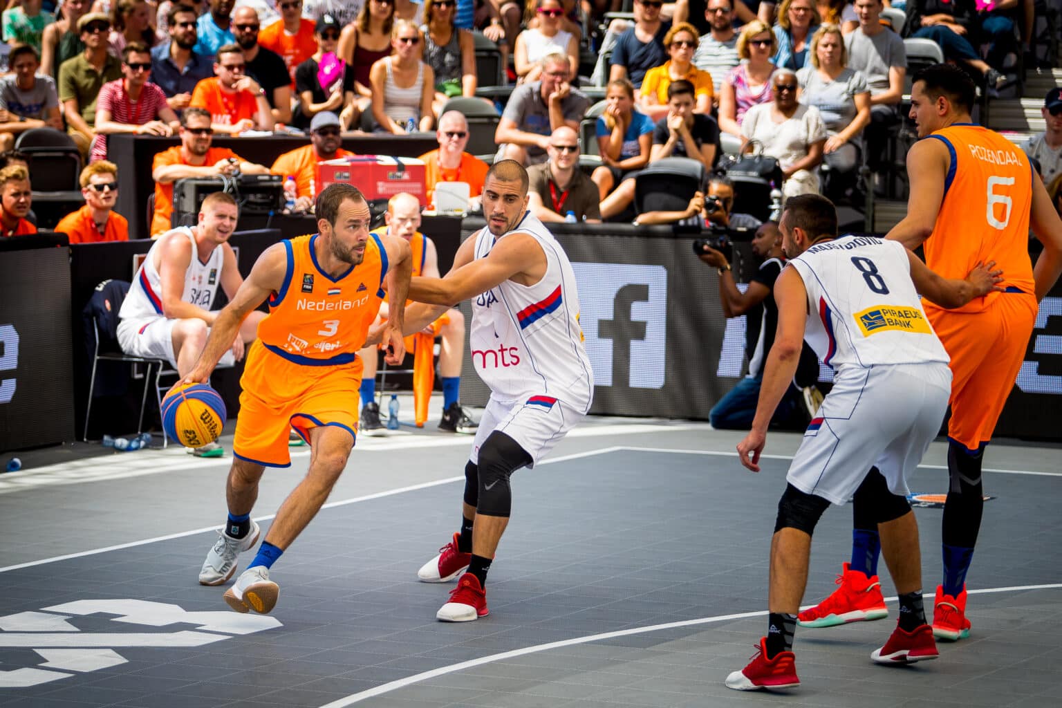 09-07-2017: Basketbal: 3 x 3 Europacup 2017: Amsterdam Jesper Jobse
