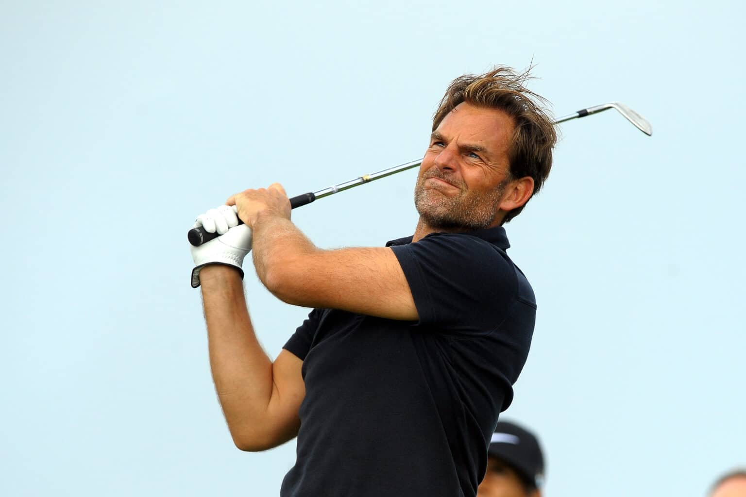 11-09-2013 GOLF:KLM OPEN:ZANDVOORT
KLM Open 2013, Kennemer Golf & Country Club in Zandvoort, ProAm
Ronald de Boer was een van de deelnemers aan de ProAmFoto: Henk Seppen