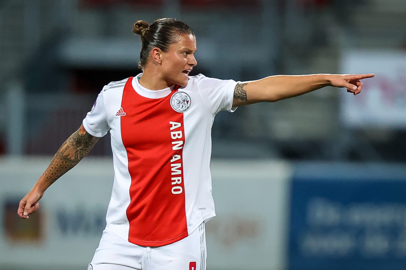 ROTTERDAM, NETHERLANDS - AUGUST 27: Sherida Spitse of Ajax during the Womans Pure Energie Eredivisie match between SBV Excelsior and Ajax at Van Dongen en de Roo Stadium on August 27, 2021 in Rotterdam, Netherlands (Photo by Herman Dingler/Orange Pictures)