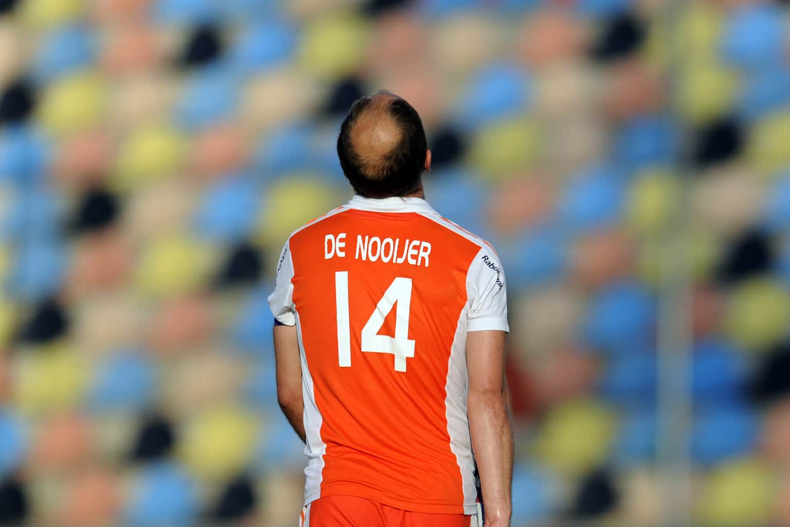 03-08-2010 : HOCKEY : ABN AMRO CHAMPIONS TROPHY HOCKEY MEN : NIEUW ZEELAND - NEDERLAND : MONCHENGLADBACH (DUITSLAND)
Teun de Nooijer.
Foto : Ben Haeck