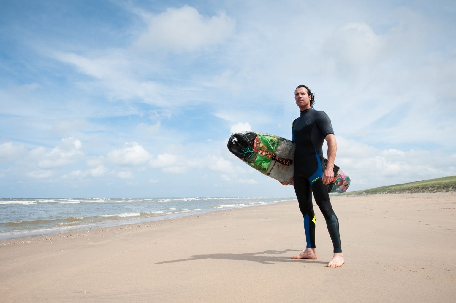 Plastic Soup Surfer Merijn Tinga. Foto door Eelkje Colmjon.