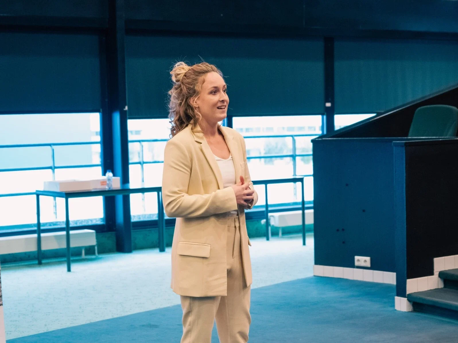 Celine van Gerner presenteren