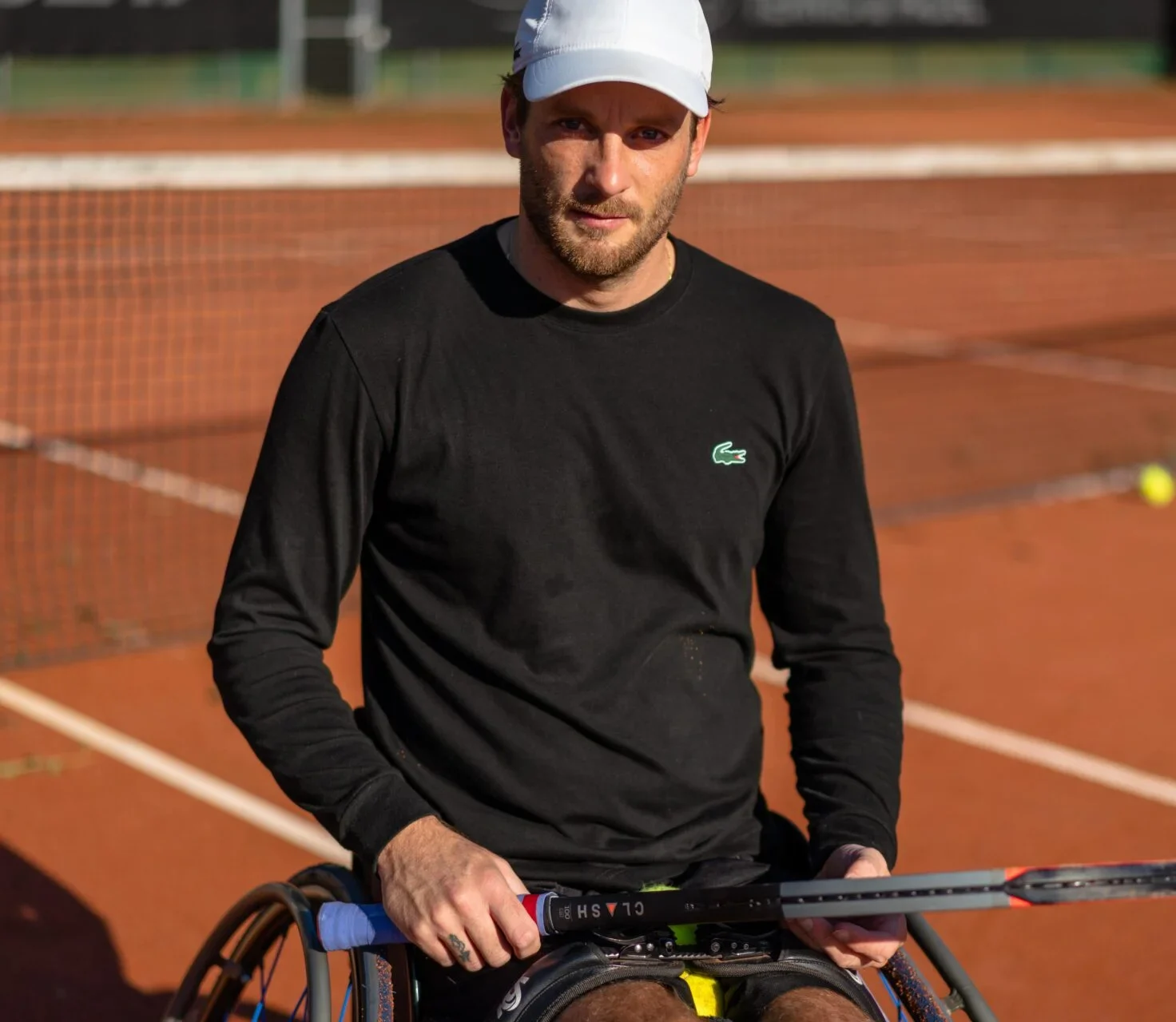 Christijn Groeneveld op de tennisbaan