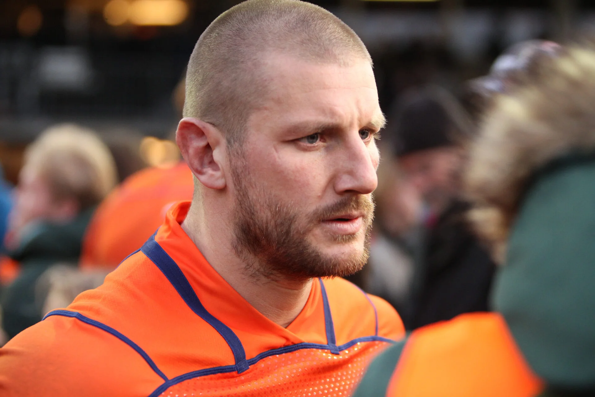 Dirk Danen in actie.