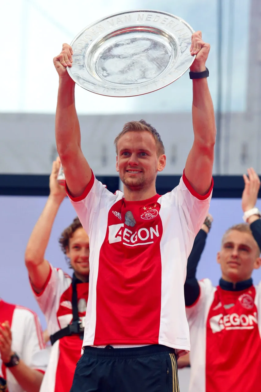Siem de Jong kampioen Ajax